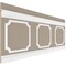 Ekena Millwork 94 1/2"L (Adjustable 36"H to 40"H) Ashford Scalloped Panel Traditional Wainscot Paneling Kit WPKUSC051P036 - alternate 5